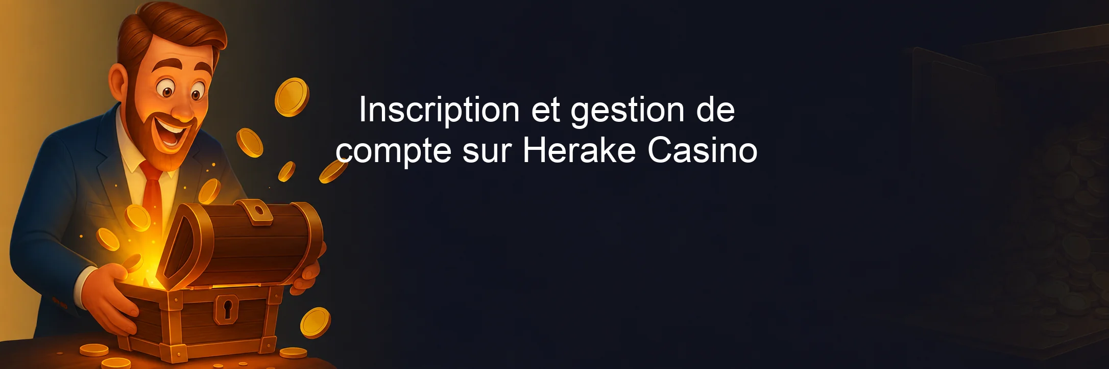 Inscription et gestion de compte sur Herake Casino Inscription et gestion de compte sur Herake Casino